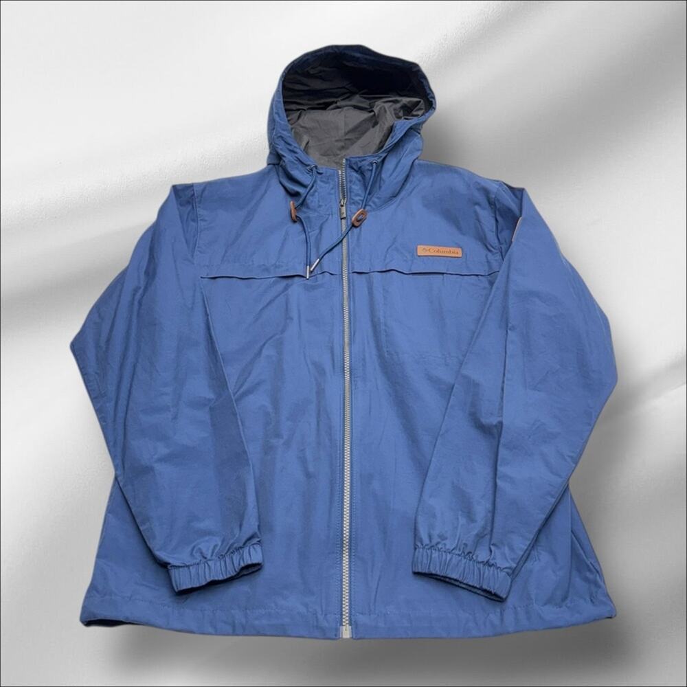 COLUMBIA Men’s Medium Blue Wheeler Peak Spring Jacket
